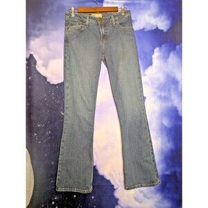 Y2K LEI Low Rise Bootcut Jeans Size 7 Flare Retro Denim Vintage Mall Scene Queen